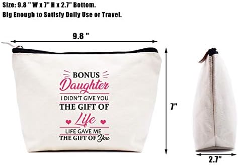 Torba za šminkanje poklon za Bonus kćer,kozmetička torba poklon za snahu, korak kćer poklon od mame, Rođendanska