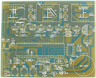 Aexit DS1302 MCU ploče za izradu prototipa digitalni elektronski modul sata PCB prazna ploča za izradu prototipa ploča ploča 100mmx83mm