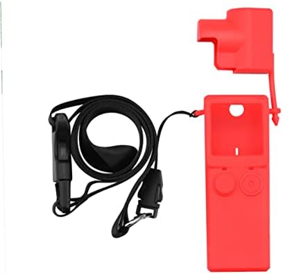 SOLUSTRE 1 Set Crvena vezica silikonska futrola za narukvicu Kamera ručna vezica silikonska torbica za zaštitu za kameru torba za zapešće Kamera poklopac kamere kamera za lančanik Kamera ručni lanac
