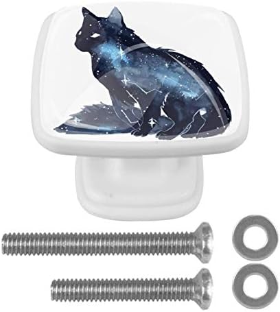 Idealiy Cat Zvjezdana ladica za vrata povucite ručicu dekoracija namještaja za kuhinjski ormar toaletni