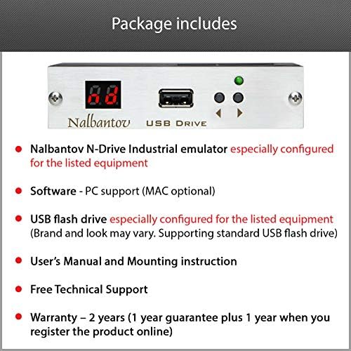 Nalbantov USB disketa Emulator N-pogon industrijski za Agie EDM