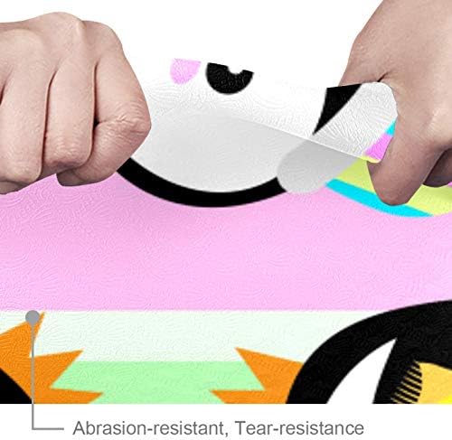 Siebzeh Penguin Pattern Premium Thick Yoga Mat Eco Friendly Rubber Health & amp; fitnes Non Slip Mat za sve