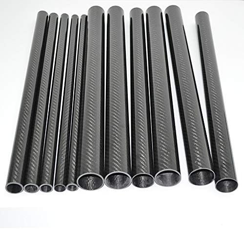 Abester karbonskih vlakana cijev od 25mm x ID 23mm ID x 1000mm 3k sjajni keper Roll umotan štap ležaj stub H