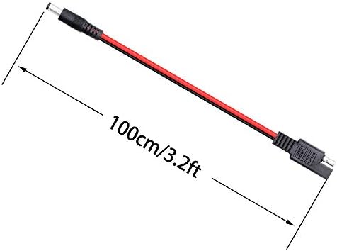 3,2 metra 18awg SAE utikač na dc 5,5x2,1 mm muški adapterski kabel za pretvarač Youcheng za automobile,
