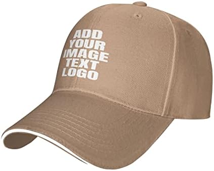 Personalizirani šešir prilagođeni šeširi za muškarce žene dizajnirajte svoje sa tekstom Logo slike