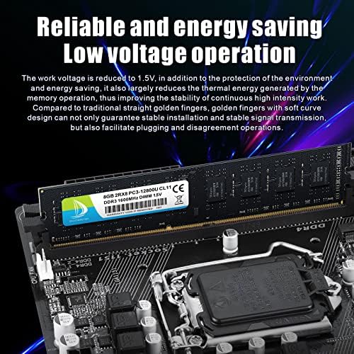32gb DDR3 1600mhz DIMM RAM PC3-12800U CL11 1.5 V 240-pinski nebaferovani Non-ECC modul za nadogradnju