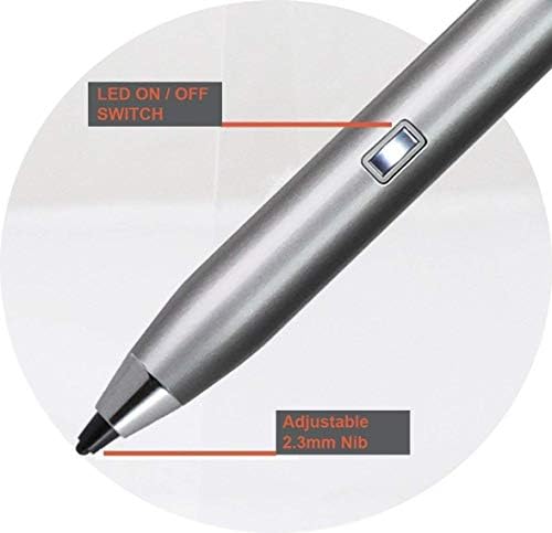 Bronel Silver Mini Fine Point Digital Active Stylus olovka Kompatibilan je sa Samsung SM-T590 Galaxy Tab A 10.5