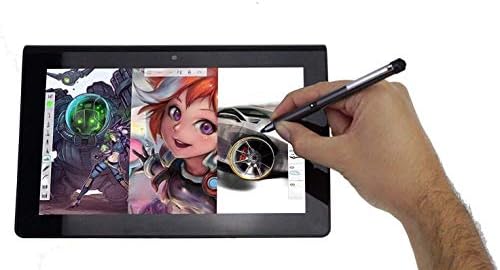 Bronel crna fine tačaka digitalna aktivna olovka za stilus - kompatibilna s vastking kingpad M10 10,36 tablet