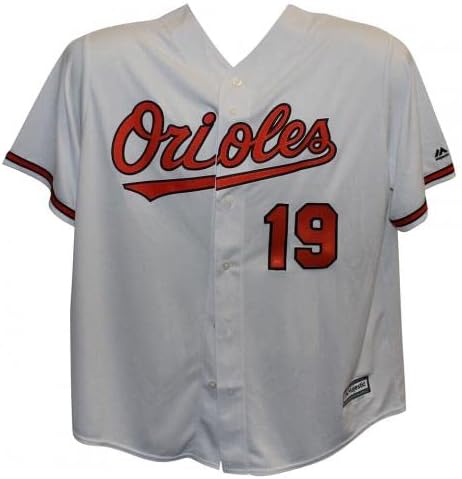 Chris Davis autografirao je Baltimore Orioles Majestic White XL Jersey JSA 25401 - autogramirani MLB dresovi