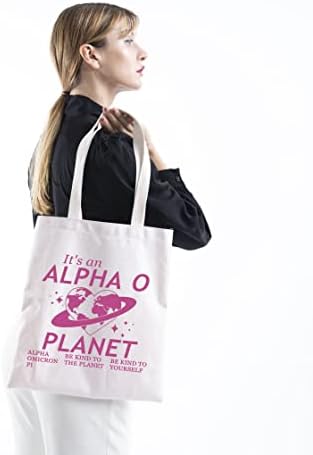 Alpha Omicron Pi Sorority Gift AOPI Planet Poklon Trendy SOORNOTY poklon Budite ljubazni na planetu torba za torbu sa patentnim zatvaračem