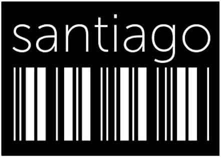 Teeburon Santiago paket naljepnica sa donjim bar kodom x4 6 x4