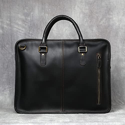 Debela kožna torbica za muškarce Bag poslovna torba muške laptop ramena torbe tote prirodne kože