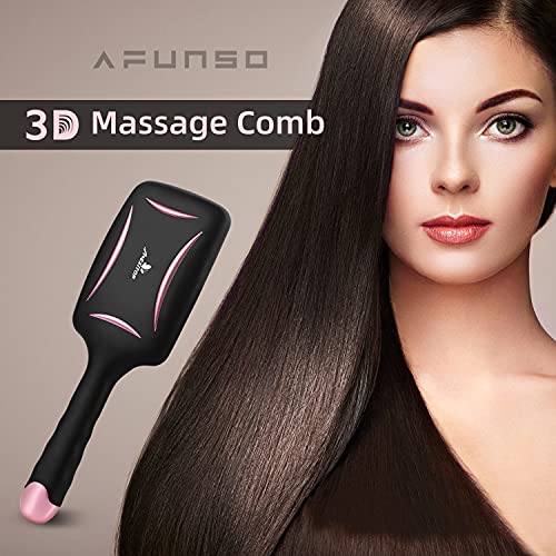 Četkica za kosu - 3D jonska češalj za masažu za kosu za debelu kovrčavu tanku dugu kratku mokri ili suhu kosu dodaje sjaj i čini kosu glatku