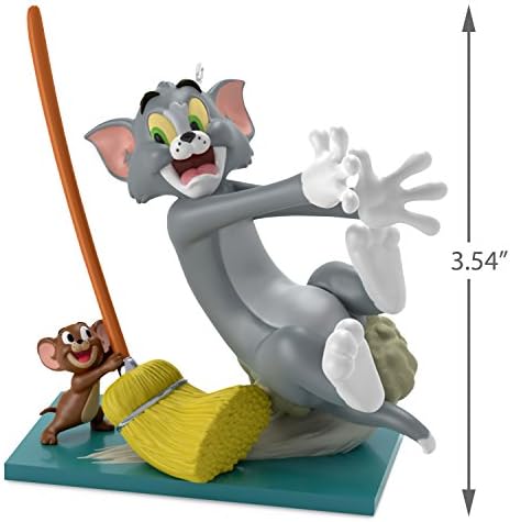 Hallmark uspomenu Božić Ornament 2018 godine od, Tom i Jerry Mouse čišćenje