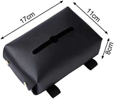 Dinzz tkivo kutija Veliki kapacitet vodootporan umjetnički kožni unutarnji unutarnji tipa tipa papir kutija za kućne kutije za automobile