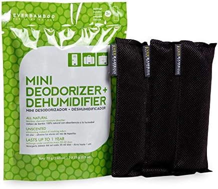 Ikad bambus Mini dezodorans & amp ;odvlaživač w / Prirodni bambus ugalj x 2)