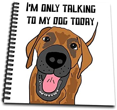 3drose smiješno slatko im govori samo za svog psa danas laboratonski miks spasilački pas - crtanje knjiga