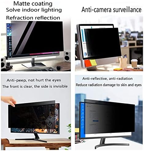 CUI Inc ekran za privatnost laptopa,kompatibilan sa omjerom širine i visine Anti Blue Light Glare Filter za privatnost, uklonjivi štit za privatnost ekrana laptopa, Zaštita ekrana protiv ogrebotina)