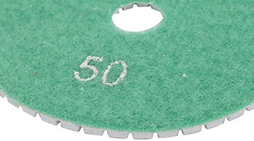 Aexit 4-inčni dijamantski abrazivi podloga za poliranje Grit 50 Zelena za Granit-e betonski Mramor Model: 99as612qo250