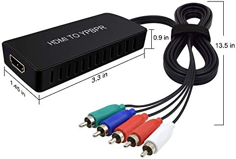 Ruipuo HDMI za komponenter Converter HDMI do YPBPR adapter Converter 1080p HDMI u RGB pretvarač za