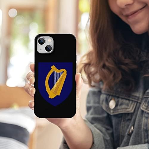 Irska futrola za telefon protiv ogrebotina za Nacionalni amblem kompatibilna sa iPhone 13 zaštitnom školjkom u trendu dizajna