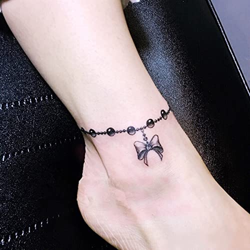 Jjkun 5 kom ručno oslikane naljepnice za tetovaže crne i bijele luk meke sestre tetovaže
