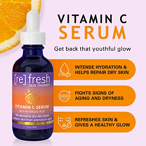 Refresh Skin Therapy-Serum vitamina C sa Feruličnom i hijaluronskom kiselinom, Serum za njegu kože koji prkosi
