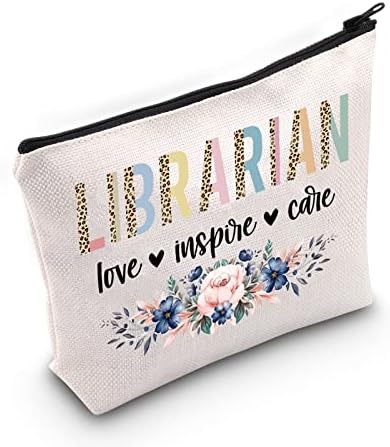 LEVLO bibliotekar kozmetička torba za šminkanje školska biblioteka pokloni ideja bibliotekar Love Inspire Care