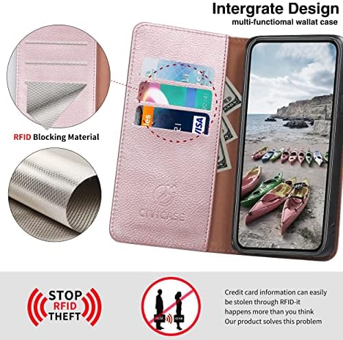 CIVICASE za Samsung Galaxy A42 5G novčanik slučaj, Premium kožna Flip Case RFID Blokiranje držač kreditne kartice