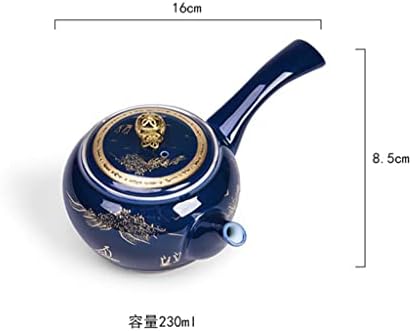 Debela emajla keramička čajnica čista ručna obloga za ručnu službu Kung Fu Crni čaj popodnevni čaj set