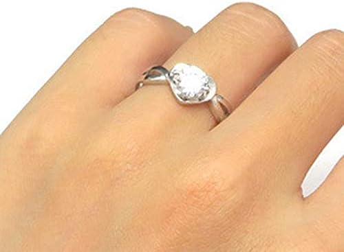 Vjenčanje i angažman prstenovi za dijamant u obliku srca u obliku srca cirkon princeze prsten personalizirani ženski prstenovi