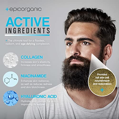Epic Organic Age Defence / Muška hidratantna krema za lice | krema protiv starenja sa hijaluronskom