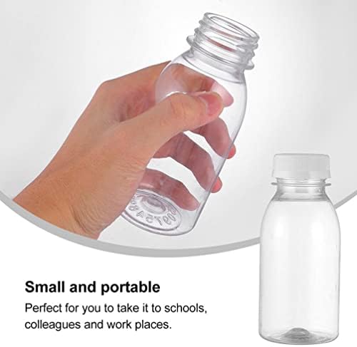 Solustre 100ml Prozirna bočica sa mlijekom 30pcs Raspršivač boca za piće Multi-funkcija Clear Boce Pogodne prazne boce Prijenosne boce za sokove