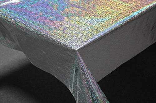 Angmart 2 pakovanje sjajne iridescence plastične stolnjake poklon zamotavanje papir laserski hologram