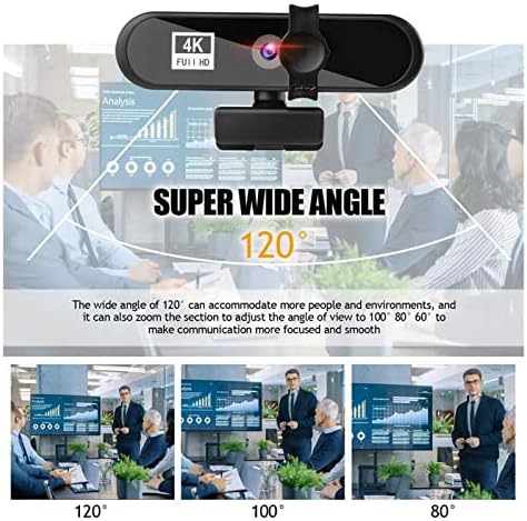 BIALL Web kamera 4K 2K 1080p Full HD kamera sa mikrofonom USB utikač Kamera PC računar Video Mini kamera sa