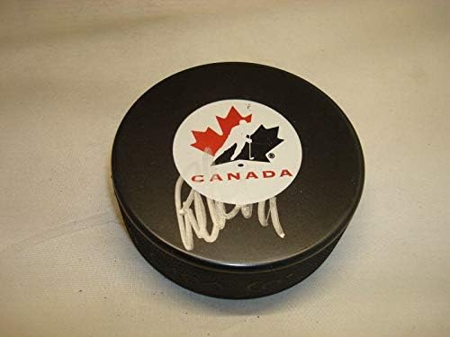 Patrick Marleau potpisao tim Kanada hokejaški pak sa autogramom 1A-autogramom NHL Paks