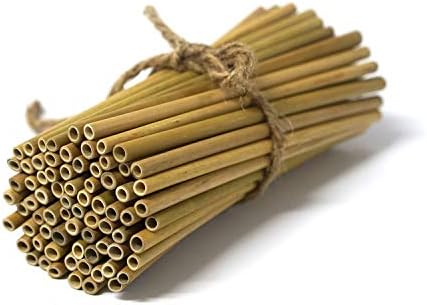 IA zanatske palice, slamke bambusa, bambusove uloge za obrtni materijal, za zanat i DIY, prirodna bambusova boja, 5,7 - 5,9 dugi i 0,15 -0.20 u promjeru