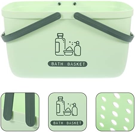 Zerodeko Skladištenje Tote Tuš Caddy Baskets s ručkama TOTE Bath Bank Plastični tuš u košarici Organizator kante za kuhinju Kupatilo Sagolska za pohranu