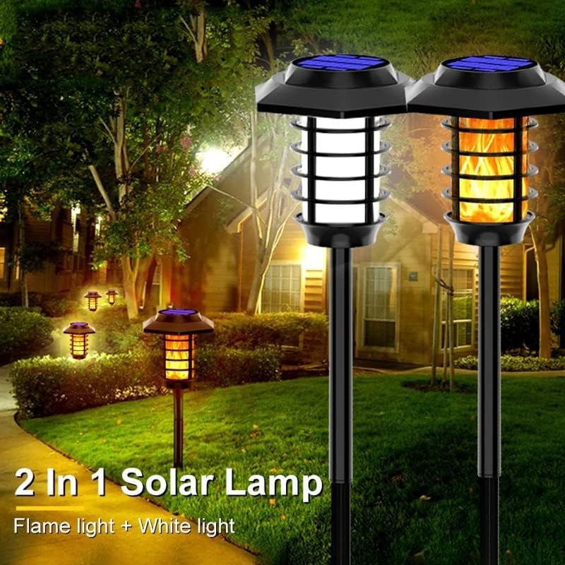 N / A 2 u 1 solarne LED lampe za travnjake vanjske vodootporne plamene lampe za pejzažna svjetla u dvorištu vile