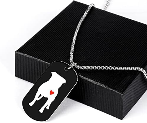 Pitbull Heart ženska ogrlica personalizirani privjesak Podesivi nakit za kućnu turističku zabavu
