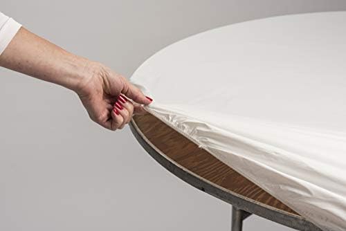 Kwik-poklopci 60 okrugli opremljeni Plastični poklopci za stolove, paket od 5