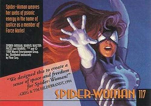 Fleir Marvel Masterpieces Hildebrandt Brothers Gold Foil Potpis Nonsport 117 Spider-Woman službena trgovačka