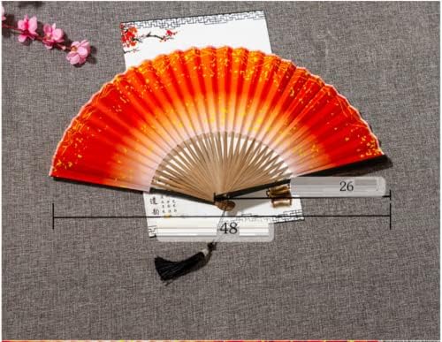 Egazs obrtni ventilator kineski stil 8 inča 28 kvadratni muški i ženski sklopivi ventilator japanski stil