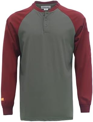 Titicaca Fr majice za muškarce 5.5 OZ lagana težina za ljetne Henley majice otporne na plamen