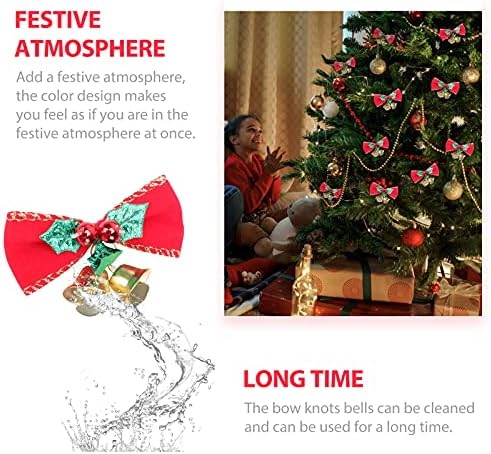 24pcs Božićni dekori DIY božićno stablo vijenac za bell pribor Decor za slavne zabave