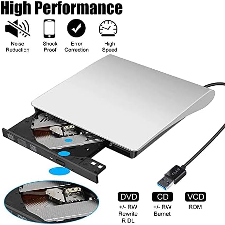 Konektori 1kom visoke kvalitete Slim eksterni DVD pogon USB 3.0 prijenosni CD/DVD+/-RW pogon/DVD