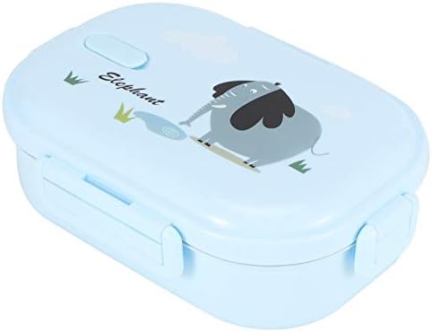 Bento kutije za djecu - Bento kutija za ručak za djecu dječje sa kašikom, nepropusna od apanese s prehrambenim posudom