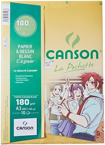 CANSON 200027106 vrećica 10 listova crtanja papira 180 g / a3 pakovanje od 10