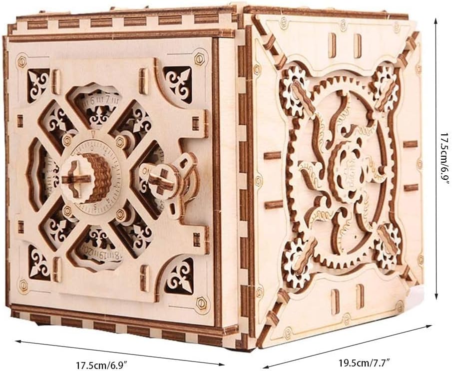 Epano drvena muzička kutija sa dva pokreta DIY sklop, nakit skladištenja Windup Glazbeni kutija igračka