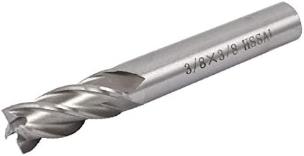X-DREE 3/8 prečnik Rezanjac CNC Spiralni žljeb Mašinski rezač (3/8 '' Cortador de fresado helicoidal CNC